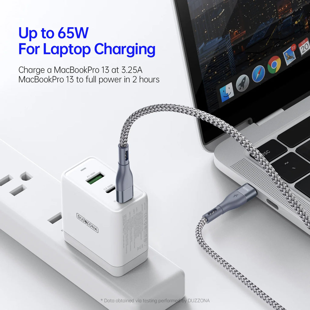 USB-C to USB-C 65W PD Fast Charging Cable: Power Your World