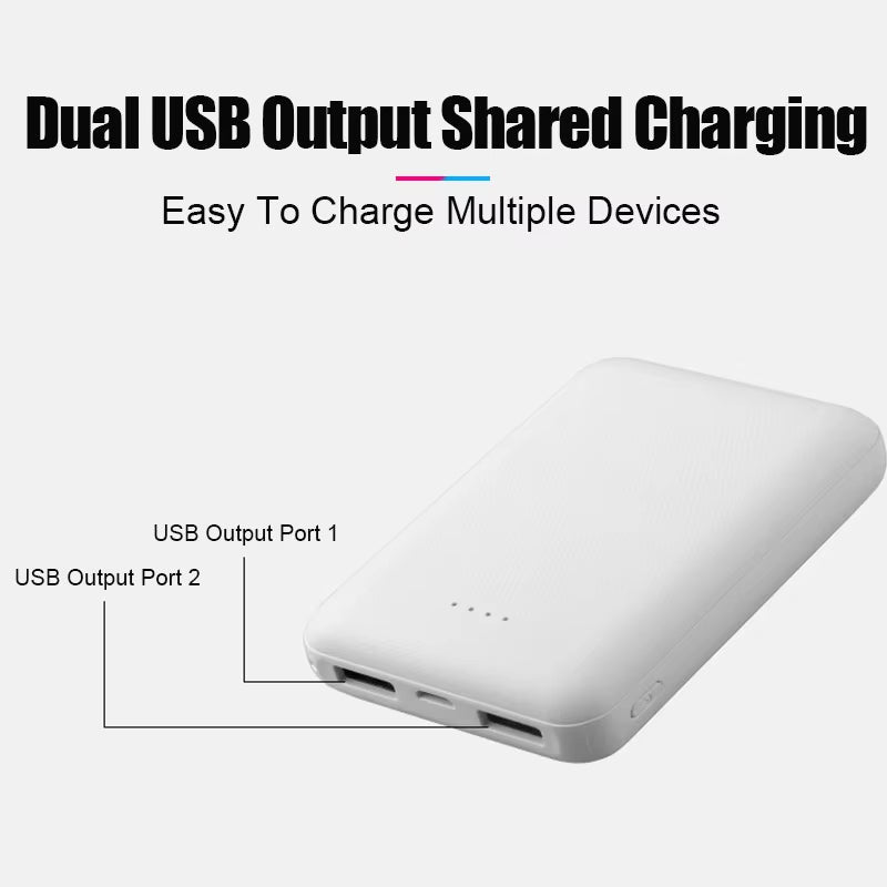 20000Mah New Portable Mini Power Bank Charger USB Fast Charging External Battery Pack for Heating Vest Jacket Scarf Socks Gloves