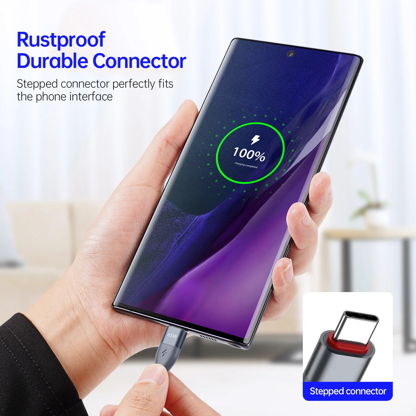 USB-C to USB-C 65W PD Fast Charging Cable: Power Your World