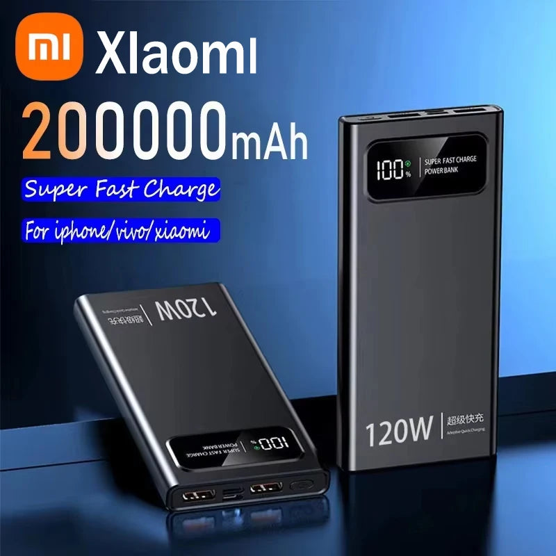 Xiaomi 120W 200000mAh Power Bank: Stay Charged, Super Fast