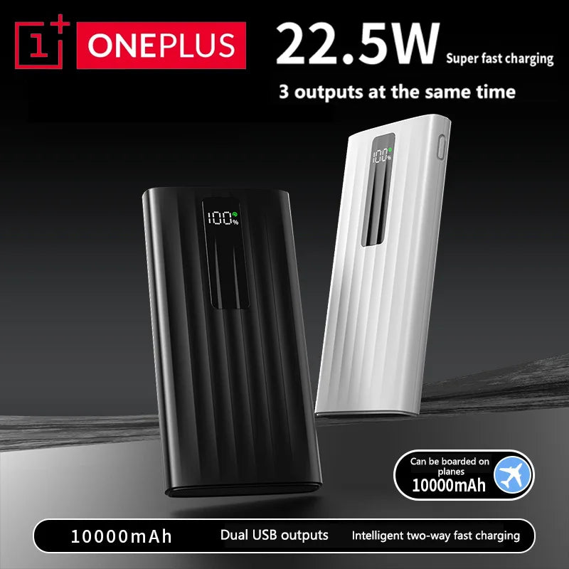 Power Bank 10000Mah 22.5W PD Fast Charging Portable Charger External Battery for Iphone 16 15 Samsung Huawei Powerbank