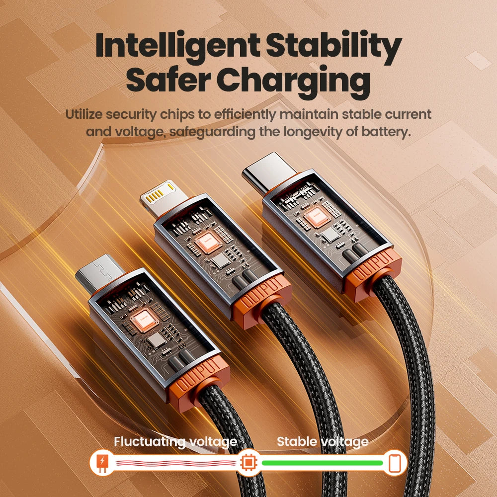 The Ultimate 3-in-1 Charging Cable: Simplify Your Life